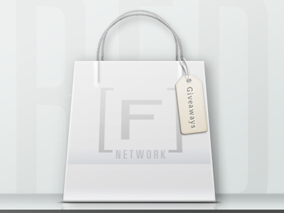 Giveaway Bag bag f network framed giveaway photography white