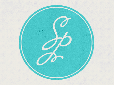 Sixpence Branding - Animated coin cursive heart logo love monogram script sixpence stamp wedding