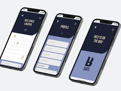 B-Safe | Interactive App Design Mockup