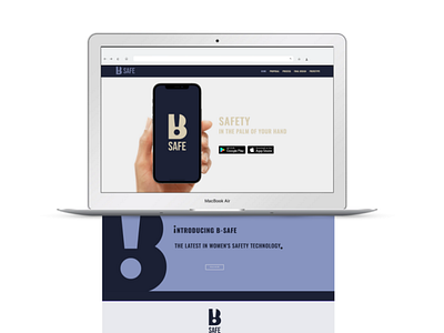 B-Safe | Interactive App Design | Web Mockup