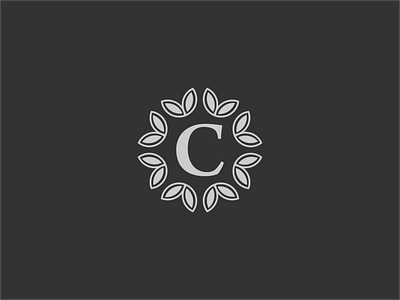 Letter C Monogram Decoration Logo