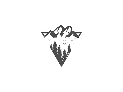 Mountain Park Outdor Logo art branding design flat graphic design icon illustration logo mountain outdoor park vector