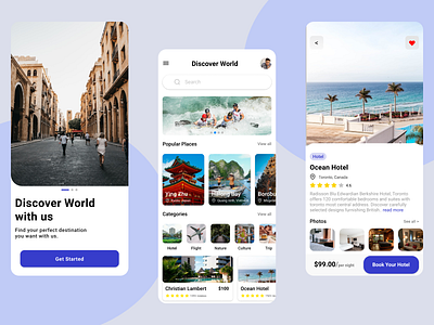 Travel App UI