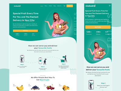 Fruit Delivery Responsive Design