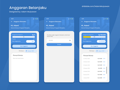 Anggaran Belanjaku app branding design icon illustration logo typography ui ux vector