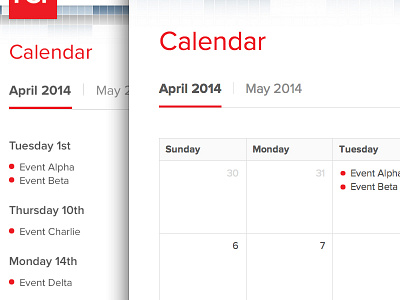 Responsive Calendar