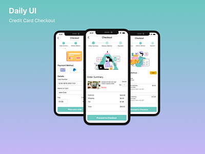 Daily UI Challenge 002: Credit Card Checkout