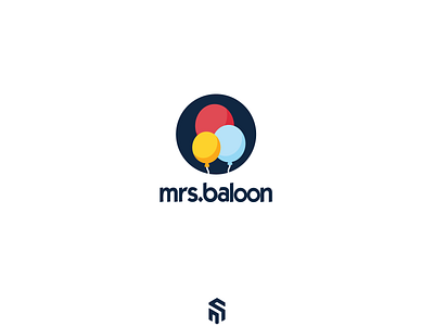 mrs. baloon art branding design graphic design icon logo minimal typography vector