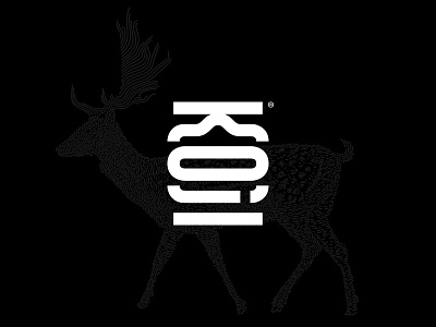 KOJI Logo Exploration geometric japanese line logo mark type
