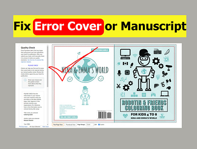 fix error rejected cover or manuscript resize book book cover ebook design fix error cover fix error manuscript kindle publisher manuscript