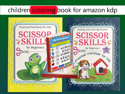 children coloring book for amazon kdp amazon book cover book design children coloring book childrens book coloring book ebook cover ebook design fix error cover fix error manuscript kindle publisher