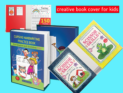 creative coloring book cover for kids amazon book cover childrens book coloring book design ebook design fix error cover illustration kindle publisher logo