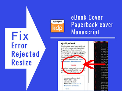 How to fix error or rejected cover