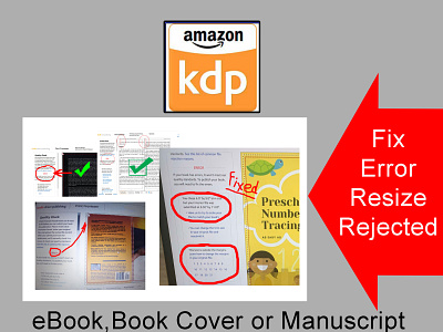 fix error rejected manuscript or cover amazon book cover childrens book coloring book design ebook design fix error cover illustration kindle publisher