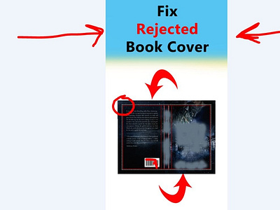 How to fix error or rejected book cover?