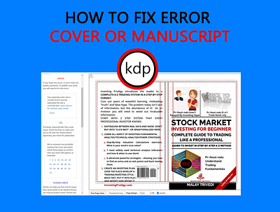 Do you need to fix error or rejected book cover amazon book cover childrens book coloring book design ebook design fix error cover kindle publisher