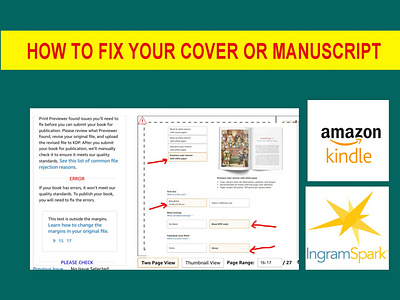 How to fix error or rejected cover