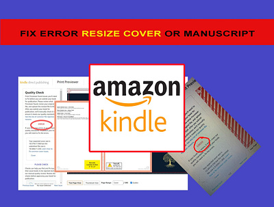 How to solve your error cover or manuscript amazon book cover childrens book coloring book design ebook design fix error cover illustration kindle publisher logo