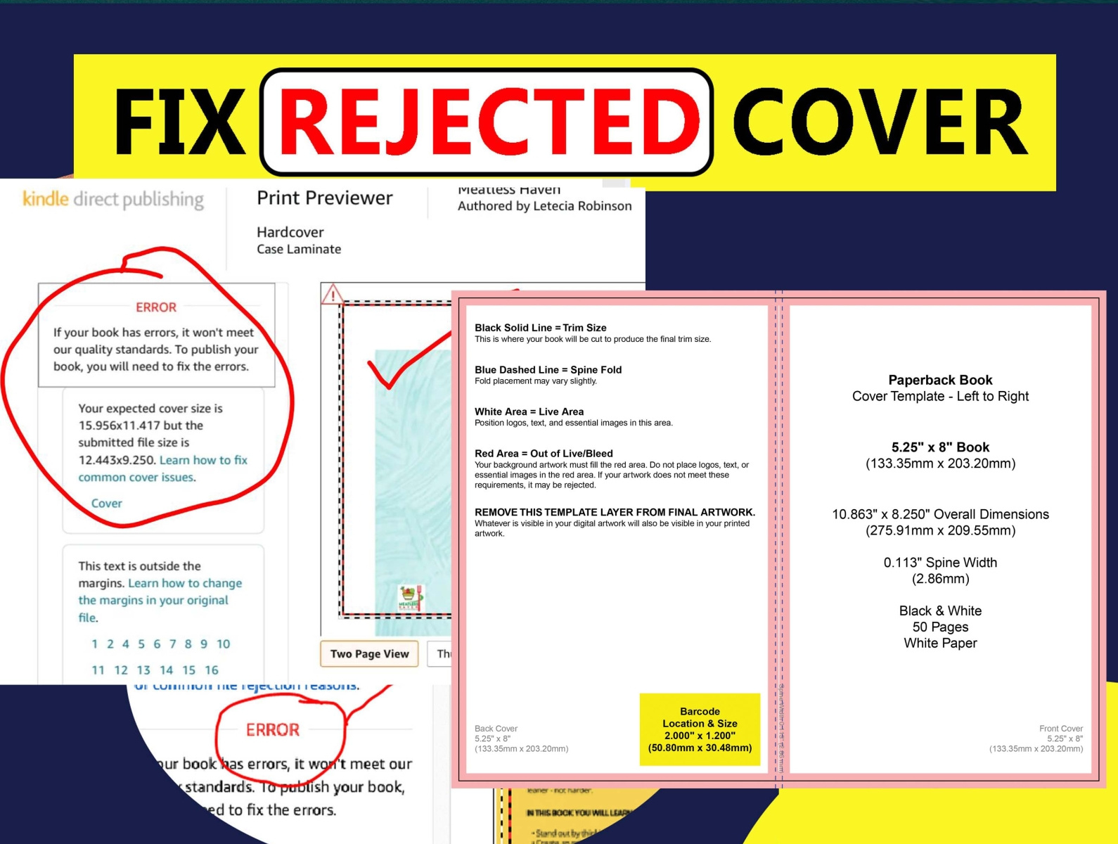 Format fix resize book cover for Amazon kdp by Hossne Mamun on Dribbble