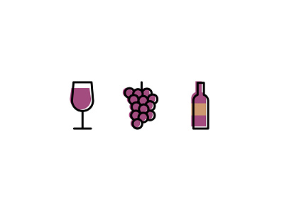 Red Wine icons grapes icons red wine vectors wine bottle wine glass