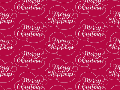 Merry Christmas Gift Wrap christmas digital lettering gift wrap hand lettering holiday lettering modern calligraphy script surface design vector wrapping paper