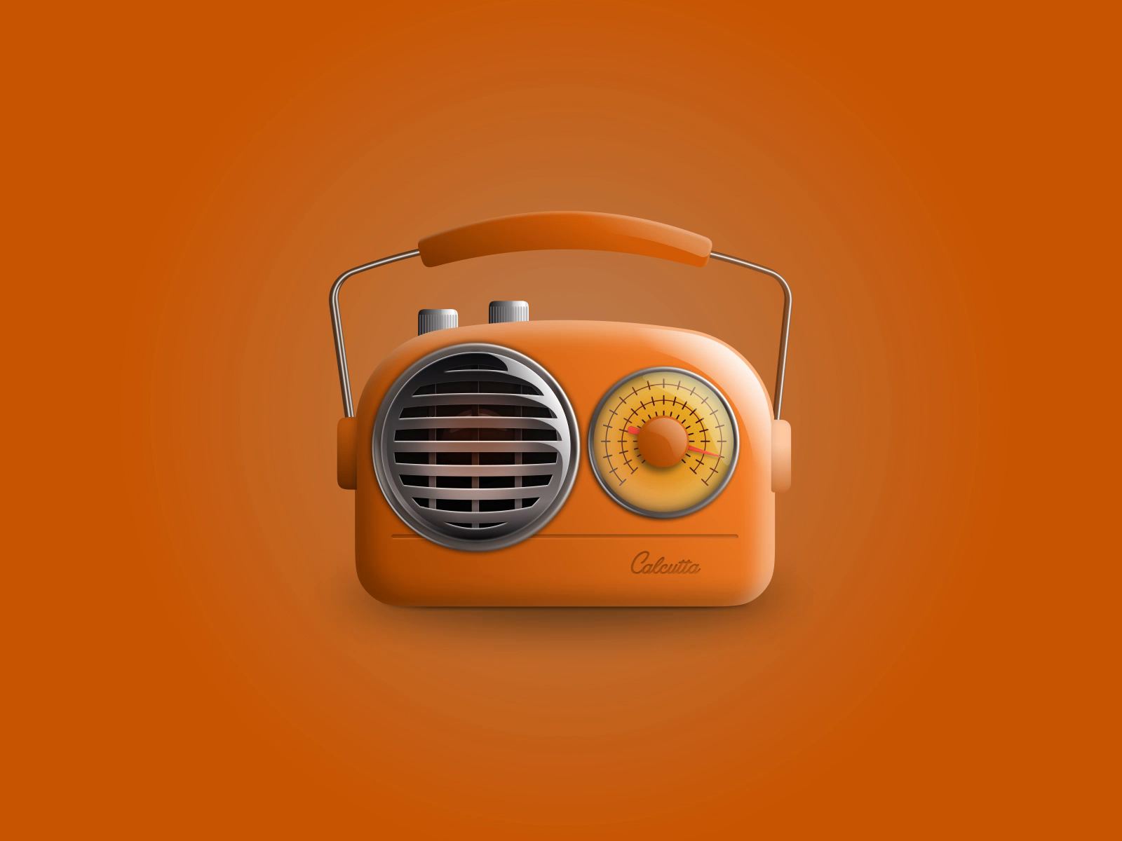 Retro Radio Skeuomorphism by Saptarshi Prakash on Dribbble