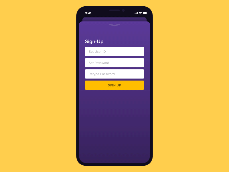 Login to Sign-Up Transition after effects form gif login password prototype sign in sign up text transition ui ux