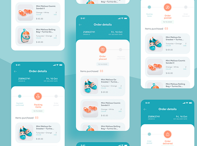 Order tracker app delivery delivery status order order management orders status tracker ui ui ux ui design uidesign uiux uiuxdesign ux ux design uxdesign