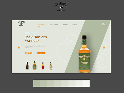 Jack Daniels|UI branding graphic design