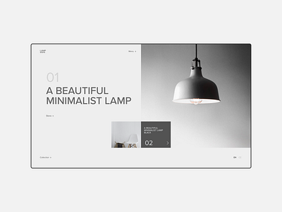 lamp store ui concept