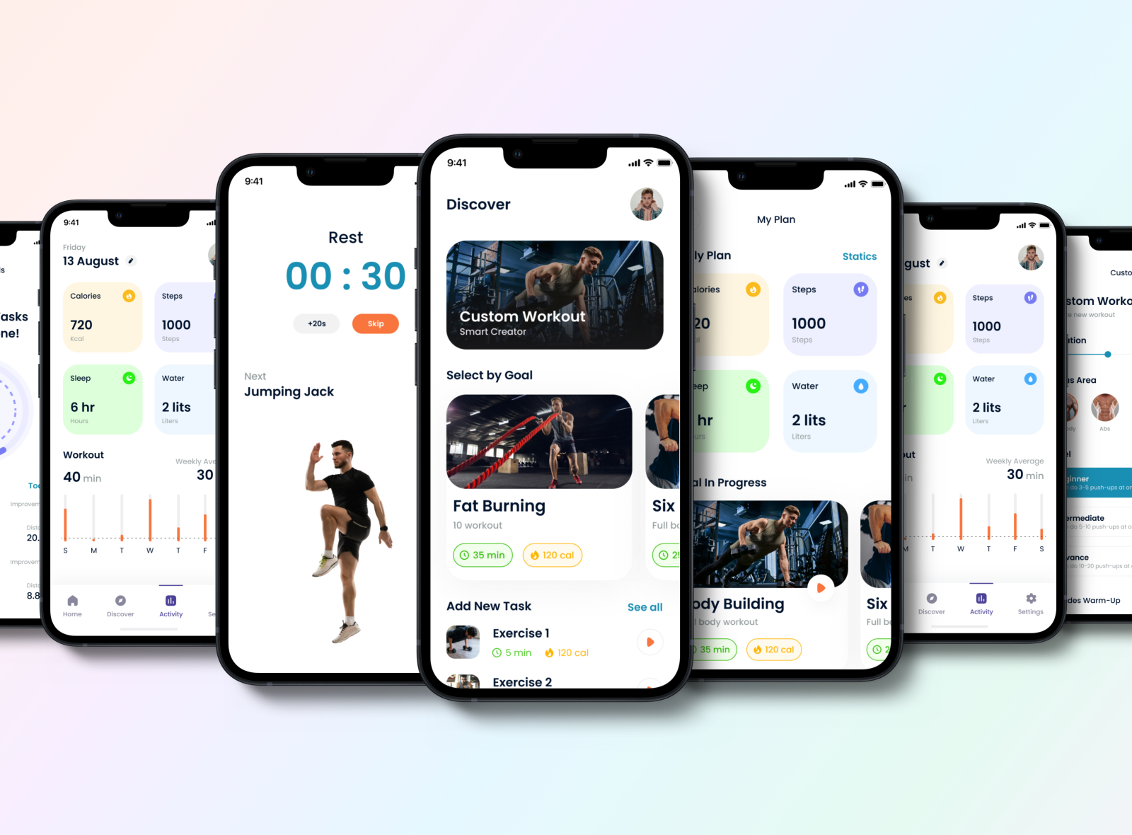 Fitness App by Muhammad Aqeel on Dribbble