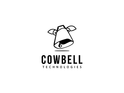 Cowbell Technologies animal bell cow icon illustration logo mark milk vector