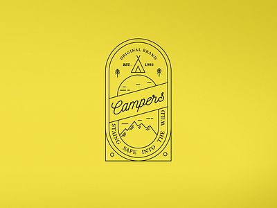 Iconic Camping Logo Badges 2