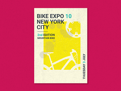 Bike Expo Poster Template badge bicycle bike cycle flyer logo mountain parts poster vintage