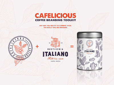 Cafelicious - Coffee Branding Kit