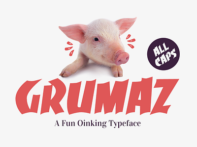Grumaz - A Fun Oinking Display FREE Font bold bundle cursive elegant fancy fashion fontbundle fontcollection magazine modern moderncalligraphy retro