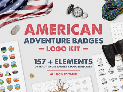 American Adventure Badges Logo Kit