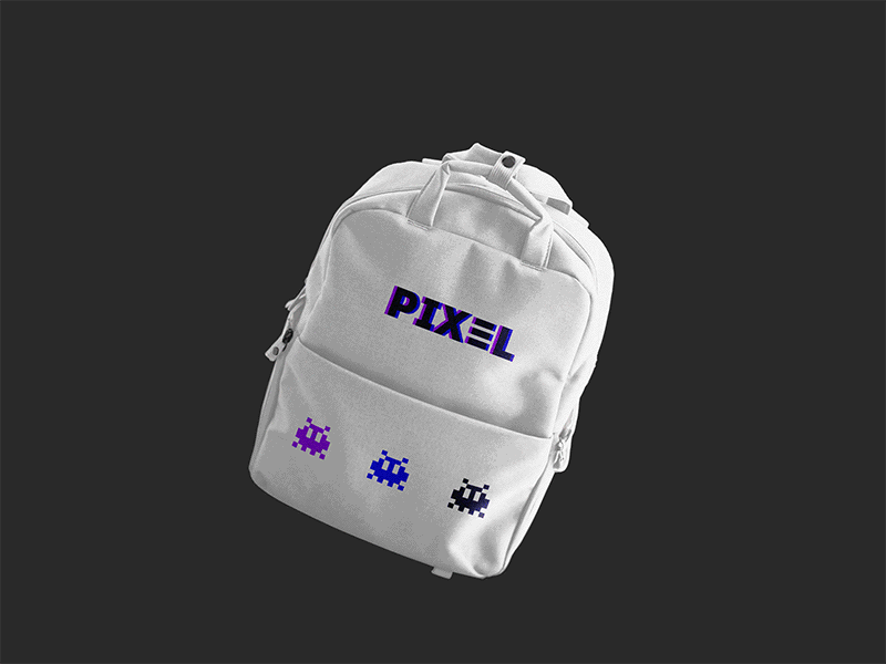 branding | pixel | computer club branding design game logo merch