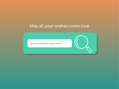 Search whatever you need app design minimal ui ux