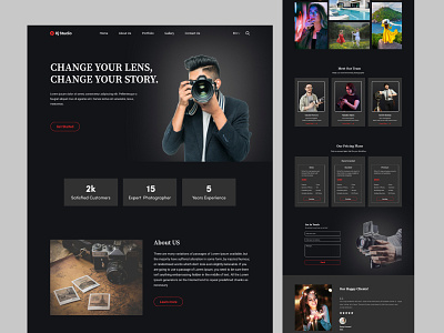 Photography Landing Page