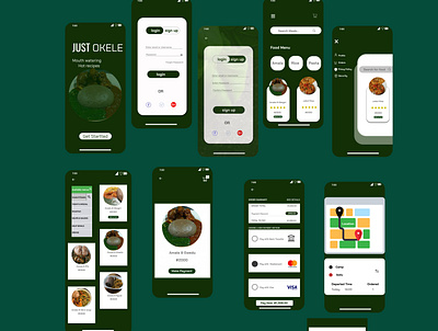 Food App UI design ui ux