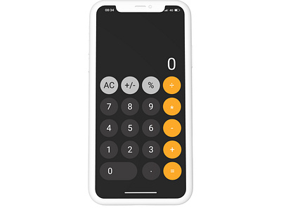 Mobile Calculator Design app branding dailyui design mobile design ui uiux ux