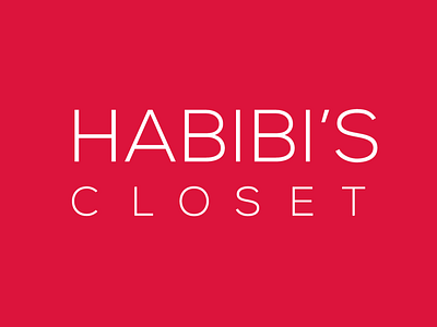 Habibis Closet Logo 13 branding design illustration illustrator logo typography vector