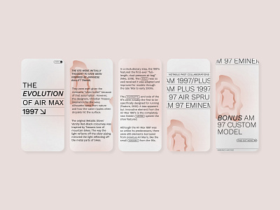 Nike Air Max Archive Concept app design ui ux