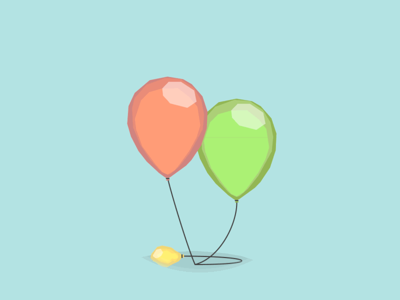 Anniversary 🎂 - Make confetti rain anniversary balloon confetti illustration motion design