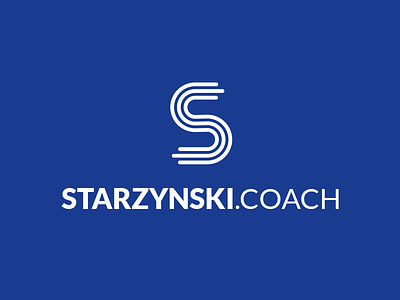 Starzynski.coach Logo branding coach design logo mark s sport triathlon