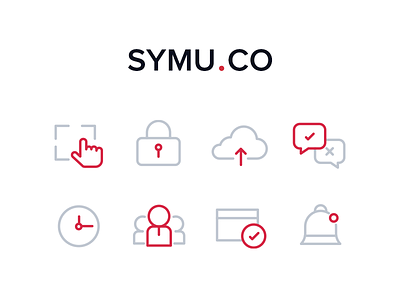Icons for Symu.co website icons iconset line symu ui ux vector website