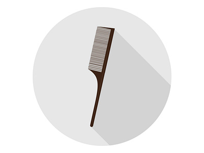 Hair Comb art beautiful beauty brush care comb design female flat graphic design hair hairstyle icon illustration young