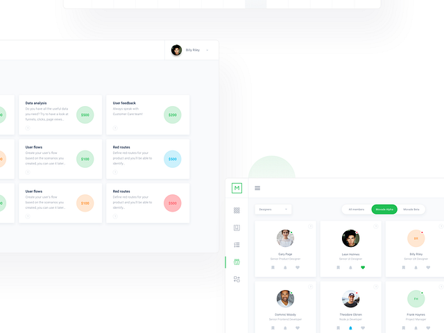 Customer Relationship Dashboard by Movade on Dribbble