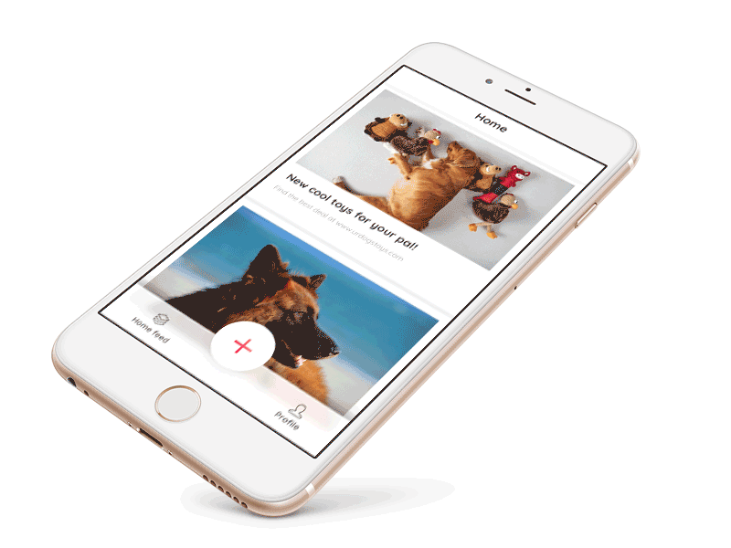 Pet Finding App - an UX Friday project animals button dog floating menu iphone app pet ux friday ux ui